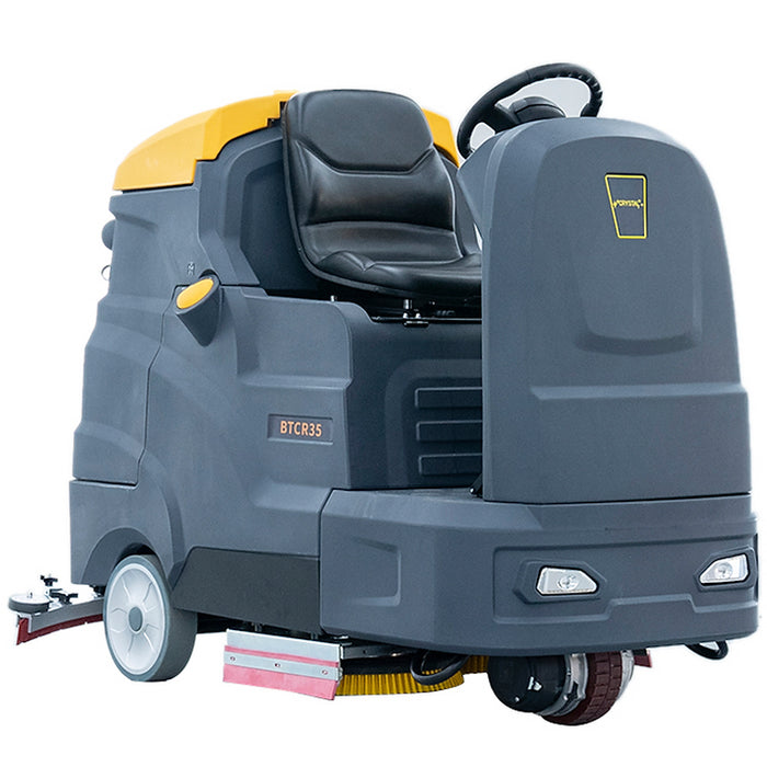 35" 69 Gal Auto Ride-On Industrial Floor Scrubber