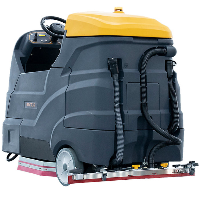 35" 69 Gal Auto Ride-On Industrial Floor Scrubber