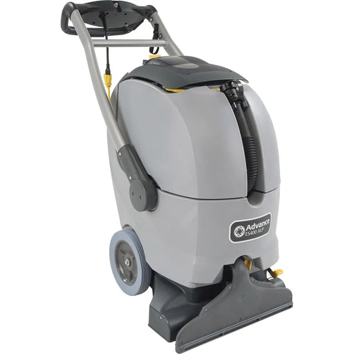Upright commercial carpet extractor